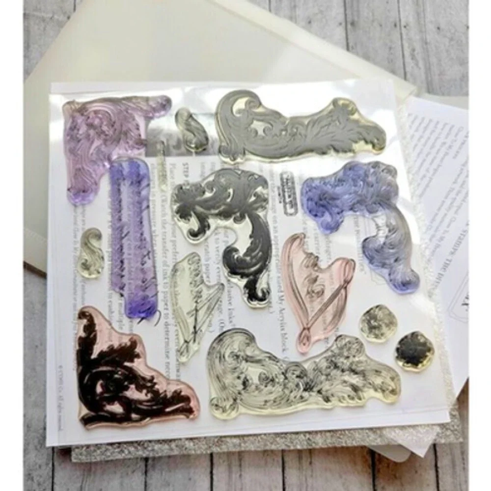 My Acrylix Close to My Heart Moments #D1210 Stamps Flourish Designs